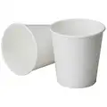 Ability One Disposable Hot Cup: Paper, Polyethylene, 12 oz Capacity, Patternless, White, 1,000 PK