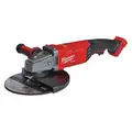 Milwaukee Angle Grinder: 7 in_9 in Wheel Dia, Trigger, with Lock-On, Brushless Motor, (1) Bare Tool, 18V DC