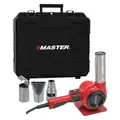 Master Appliance Heat Gun: Pistol-Grip, 120V AC, Three-Prong, 130&deg;F to 1,200&deg;F, 27 cfm Air Volume