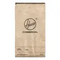 Hoover Commercial Vacuum Bag: Fits Hoover Commercial Vacuum Brand, Dry, Paper, 5-Ply, 10 PK