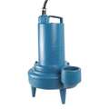 Sewage Ejector Pump: 1, 208 to 220V AC, No Switch Included, 2 in Max. Dia Solids, 3