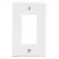 Hubbell Wiring Device-Kellems Rocker Wall Plate, White, Number of Gangs 1