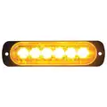 Buyers Products 8891900 Rectangle Class I Strobe Light with 19 Flash Patterns, Amber