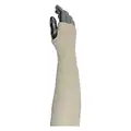 PIP General Purpose Sleeves: Cotton, Beige, Sleeve with Thumbhole, Knit Cuff, 18 in, Universal
