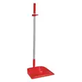 Vikan Plastic Upright Dust Pan, 33 x 11.65 x 8 inch, Red