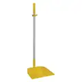 Vikan Plastic Upright Dust Pan, 33 x 11.65 x 8 inch, Yellow