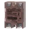 Omron Solid State Relay: 5 to 24V DC, 24 to 240V AC, 25 A Max. Output Amps w/Heat Sink, Phototriac