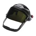 Jackson Safety Faceshield Assembly: Clear, Anti-Fog, Polycarbonate, W5, 9" Visor Height