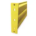 Safety Yellow, Steel, Guard Rail, Lift Out Guard Rail Mounting Style, 4 ft 6" Overall Length