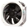 Ebm-Papst Standard Square Axial Fan, 8 7/8" Height, 8 7/8" Width, 3 1/8" Depth, 230V AC, Terminals