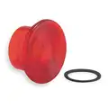 Schneider Electric 30 mm Plastic Mushroom Head, Illuminated, Red, 1.38" dia