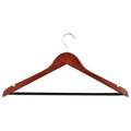 Wood Suit Hanger,Cherry,PK24