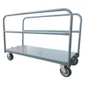 Single-Height Vertical Panel Truck with Adjustable Rails, 3, 600 lb. Load Capacity, 48", 24"