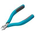 Erem Diagonal Cutting Plier: Insulated, Flush, Pointed, 1/2" Jaw Lg, 1/4" Jaw Wd, 6"Overall Lg