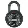 Abus Combination Padlock: Key-Controlled Dial Combo Padlocks, Less than 1 in, 1/2 in to 1 in, ABUS, Steel