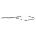 Cable Support Grip, Eye Style Single, Grip Style Closed Mesh, Cable Dia. Range 0.64" to 0.75 in