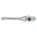 Hubbell Wiring Device-Kellems Liquid-Tight Conduit Fitting with Strain Relief: 1/2" Trade Size, Non-Insulated, Straight