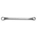 Box End Wrench: Alloy Steel, Satin, 5/8 in_11/16 in Head Size, 9 3/8 in Overall Lg, Offset