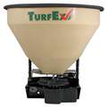 Turfex Seed/Fertilizer Spreader, 240 lb Capacity, Frame Steel, Powder-Coat, Spread Width Up to 20 ft.