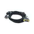 Monoprice HDMI Adapter Cable: 6 ft Lg, Black, High Speed, Audio-Visual Equipment, PVC
