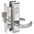 Mortise Lockset: 1, 8800FL Pacific Beach, Dull Chrome, Different, Mechanical, Lever, Mortise