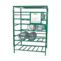 Saftcart Cylinder Storage Rack: Horizontal, 48 in x 36 in x 70 in, For 12 Cylinders