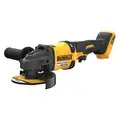 Dewalt Angle Grinder: 4 1/2 in_6 in Wheel Dia, Trigger, without Lock-On, Brushless Motor, (1) Bare Tool