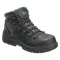 Avenger Safety Footwear 6" Work Boot, 7, M, Women's, Black, Composite Toe Type, 1 PR