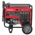Honda Conventional Generator: Gasoline, 5,500 W, 7,000 W, 45.8/22.9, Electric/Recoil, 9.8 hr