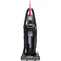 Sanitaire Upright Vacuum, Bagless, 13" Cleaning Path Width, 135 cfm, 17 lb Weight, 120 V Voltage