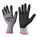 Coated Gloves,Nylon Span,Nitrile, L,PR