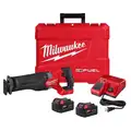 Milwaukee Full-Size, Reciprocating Saw Kit, 1-1/4" Stroke Length, 3,000 Max. Strokes per Minute