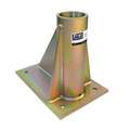 3M Floor Base, Concrete; Steel, Bolt-On, 310 lb Weight Capacity