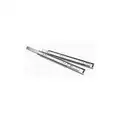 Westward Silver, Replacement Drawer Slides, Steel, 2 1/4 in Overall Width, 22 in Overall Length, 1 PR