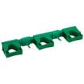 Vikan Hi-Flex Tool Wall Bracket System, 16.5 inch, Green