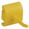 Vikan Single Hook Hanger for Hi-Flex Tool Wall Bracket, Yellow