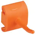 Vikan Single Hook Hanger for Hi-Flex Tool Wall Bracket, Orange