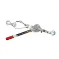 Dayton Cable Ratchet Puller, 1,000 lb, 2,000 lb Pull Capacity, 15 ft.; 7 1/2 ft. Cable or Rope Length