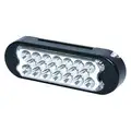 Ecco Warning Light: 6 1/2 in Lg - Vehicle Lighting, 2 in Wd - Vehicle Lighting, Clear, 20 Heads, LED