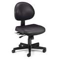 Ofm Inc Task Chair, Task Chair, Black, Vinyl, 19" to 22" Nominal Seat Height Range