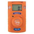 Aimsafety Single Gas Detector: Carbon Monoxide, 0 To 500 Ppm, Orange, Audible/Vibrating/Visual, Lcd