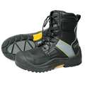 Baffin 8 in Work Boot, 10, EE, Men's, Black, Composite Toe Type, 1 PR