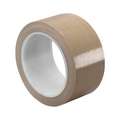 3M Film Tape: Silicone-Free PTFE Slick Surface Film Tape, Tan, 1 in x 36 yd, 4 mil Tape Thick, Silicone