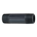 Nipple: ChlorFIT, CPVC, 3/4" Nominal Pipe Size, 3" Overall Length, Threaded on Both Ends, Gray