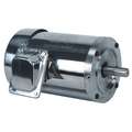 Washdown Motor: 3-Phase, 1 HP, 1,750 Nameplate RPM, 230/460V AC, 143TC, 13 1/4 in Overall Lg