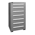 Lyon Stationary Full Height Modular Drawer Cabinet, 7 Drawers, 30" W x 28-1/4" D x 59-1/4" H