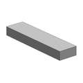 4140 Alloy Steel Rectangular Bar: 0.38 in Thick, +0.000 in/-0.004 in, 4 in x 6 ft Nominal Size (WxL)
