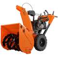 Ariens Snow Blower: Gas, 28 in Clearing Path, 16 in Auger Dia, 46 3/5 in Inlet Ht, 27.1 ft-lb Torque