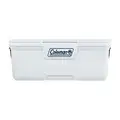 Coleman Marine Chest Cooler: 150 qt Cooler Capacity, 45 in Exterior L, 18 1/2 in Exterior W, White