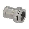 Union: Zinc-Nickel Plated Carbon Steel, Press-Fit x FNPT, 2 in x 2 in Pipe Size